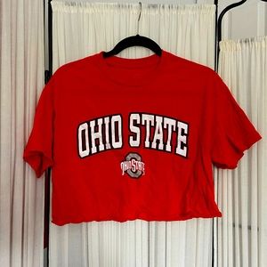 Ohio State Cropped T-shirt